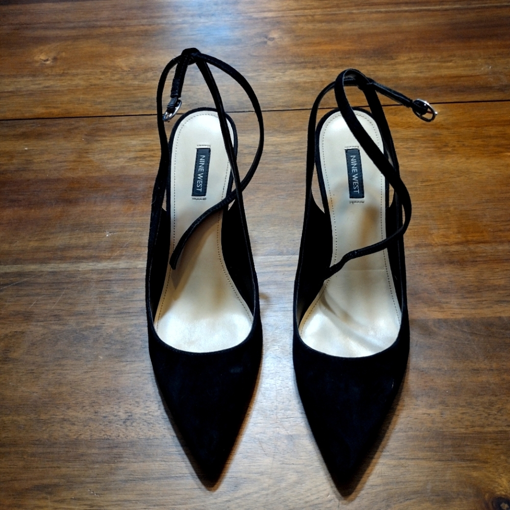 Nine West strappy heel